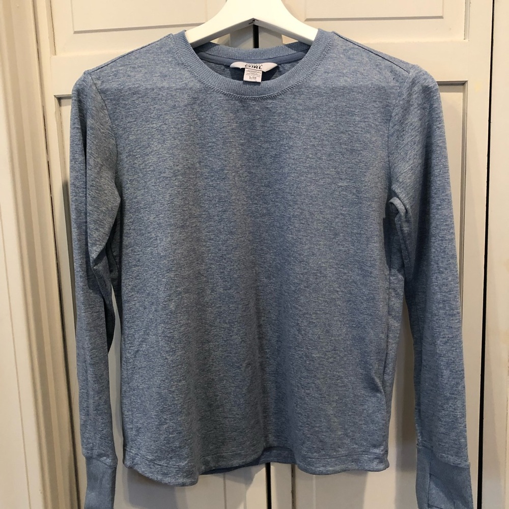 Men's Blue Long Sleeve Shirt